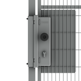 Troax SF End knob, black, 60 x 40 x 1.5mm